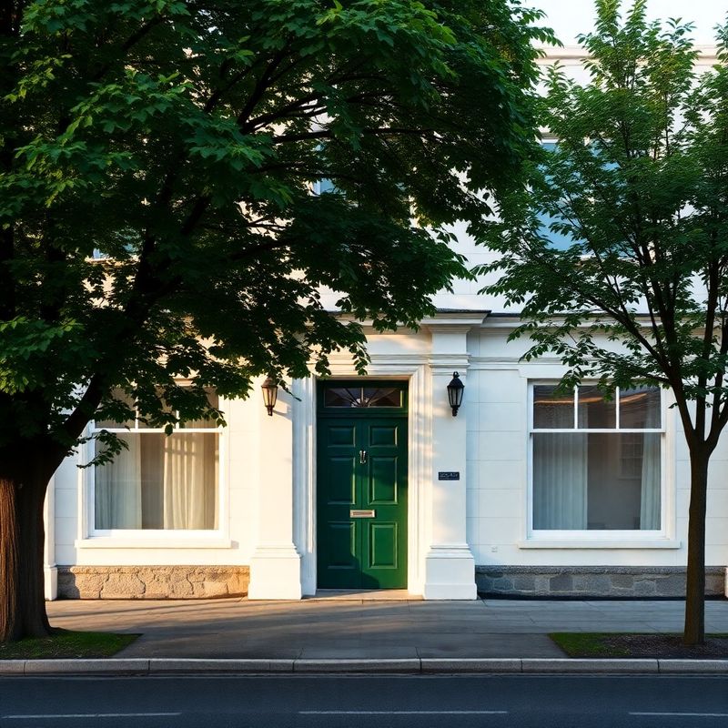 Georgian-style office building on a tree-lined street in Swords, Co. Dublin